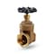 Everflow FIP Heavy Duty Gate Valve with Wheel Handle, Cast Brass 1" 207T001 - alternate 1
